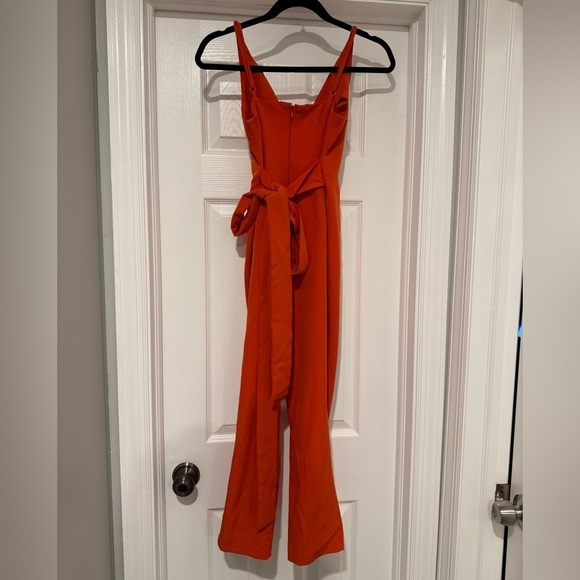 ASOS Elegant Orange Jumpsuit size 2 - Picture 5 of 8